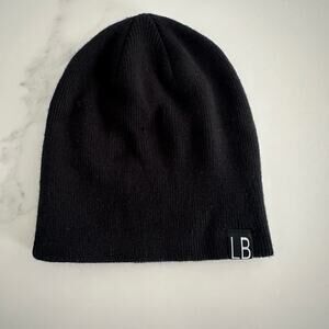 Little Bipsy Black Knit Winter Hat Size Large